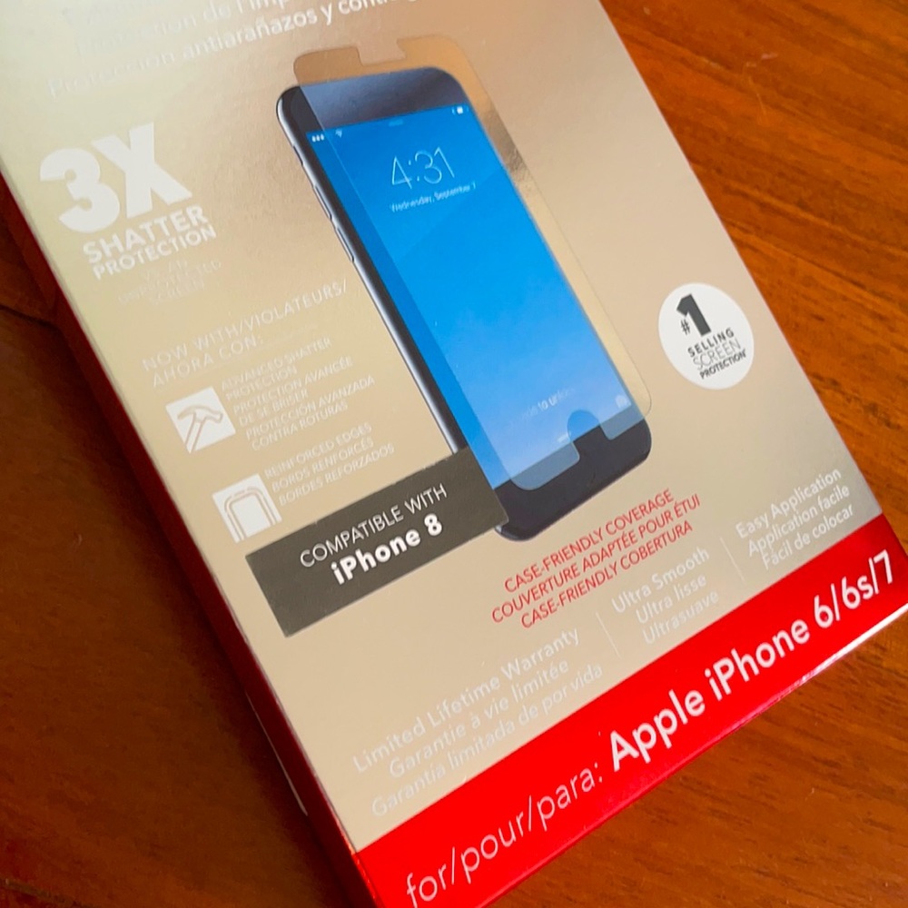 Zagg Invisible Shield Glass+ Screen Protector - Picture 3 of 4